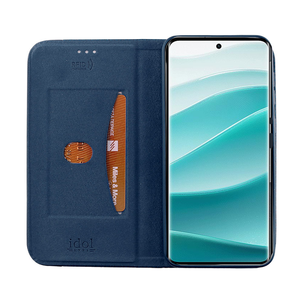 IDOL 1991 ELITE ΘΗΚΗ XIAOMI REDMI NOTE 14 PRO 5G/POCO X7 6.67in ANTI-RFID BOOK STAND BLUE - Image 7