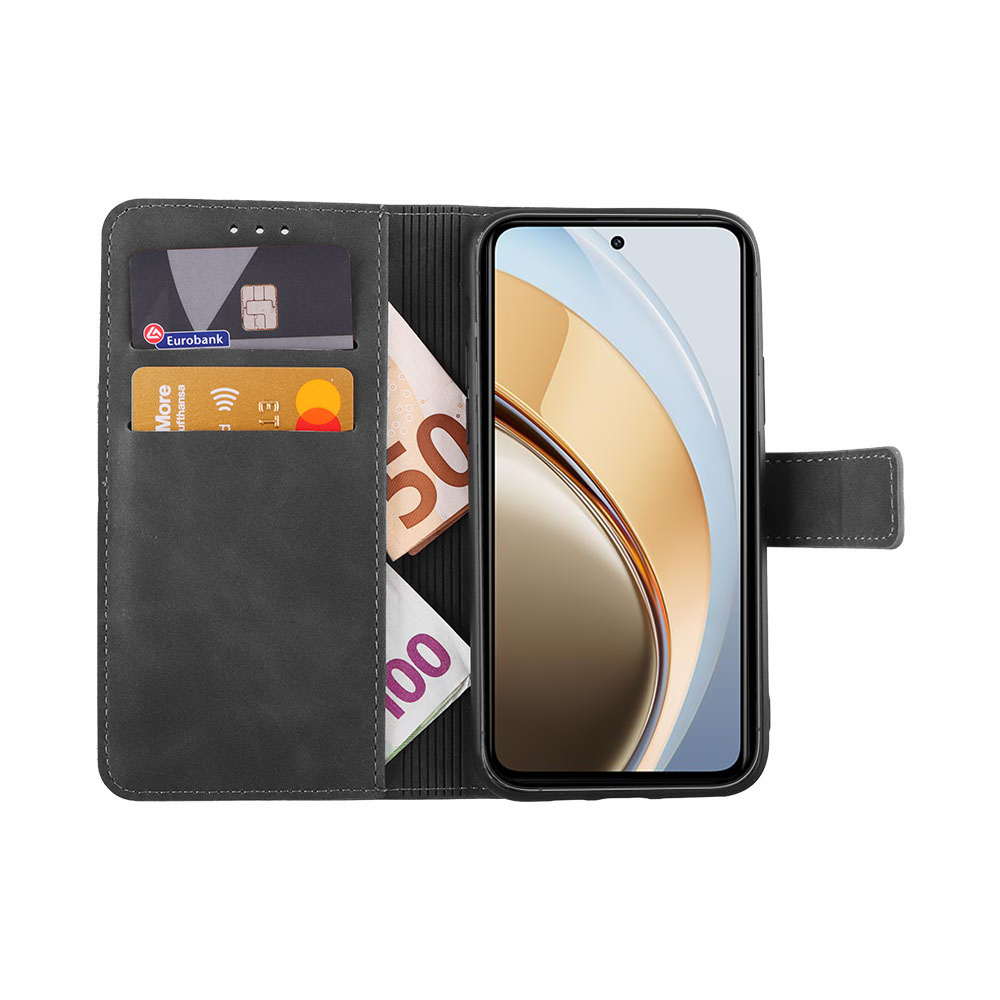 LIME ESSENTIAL ΘΗΚΗ VIVO V40 LITE 5G 6.67in MAGNET BOOK STAND CLIP GREY - Image 5