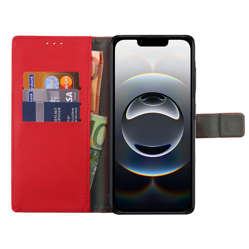 VOLTE-TEL ALLURE ΘΗΚΗ IPHONE 16E/ IPHONE 17E 6.1in MAGNET BOOK STAND CLIP RED - Image 6