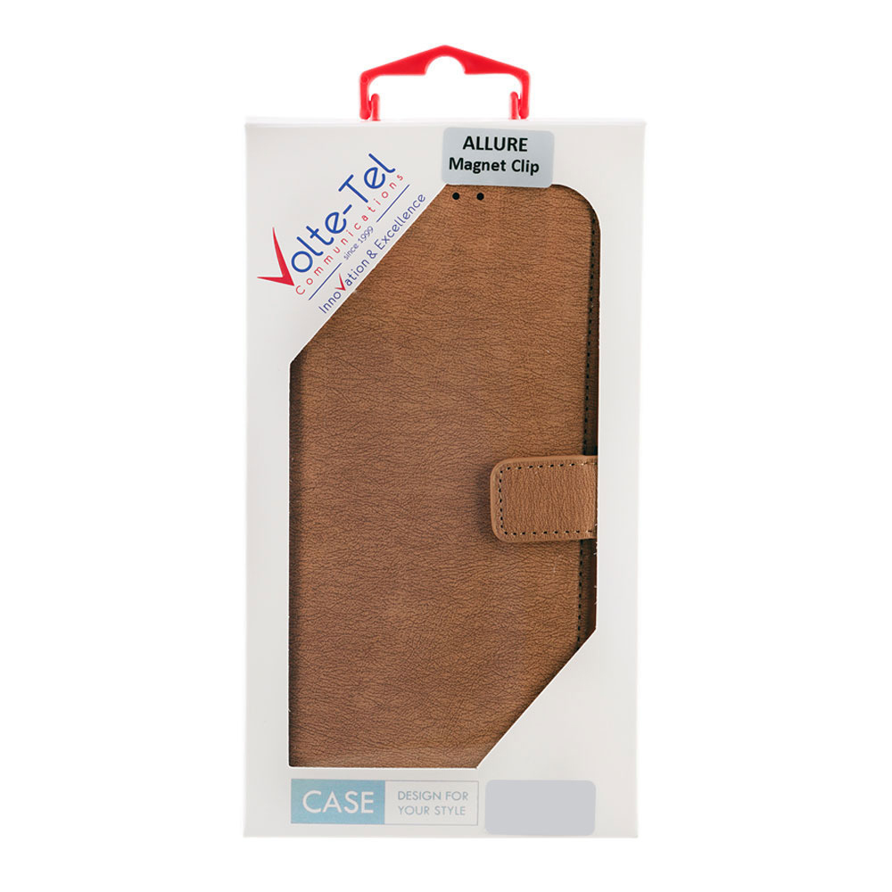 VOLTE-TEL ALLURE ΘΗΚΗ XIAOMI REDMI NOTE 14 4G 6.67in MAGNET BOOK STAND CLIP GOLD - Image 2