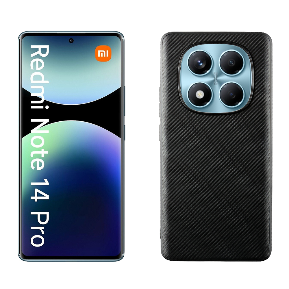 VOLTE-TEL CARBON LIFT ΘΗΚΗ XIAOMI REDMI NOTE 14 PRO 4G 6.67in CAMERA GUARD BLACK - Image 5