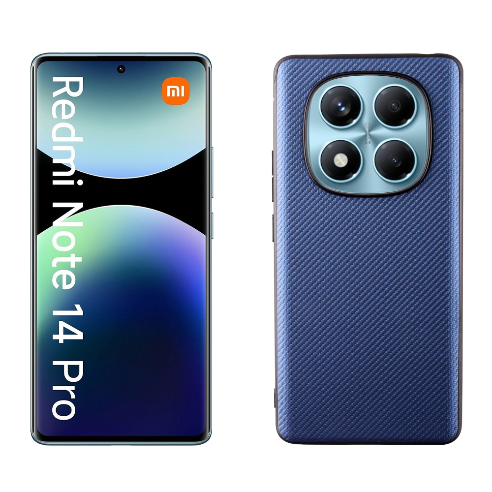 VOLTE-TEL CARBON LIFT ΘΗΚΗ XIAOMI REDMI NOTE 14 PRO 4G 6.67in CAMERA GUARD BLUE - Image 5