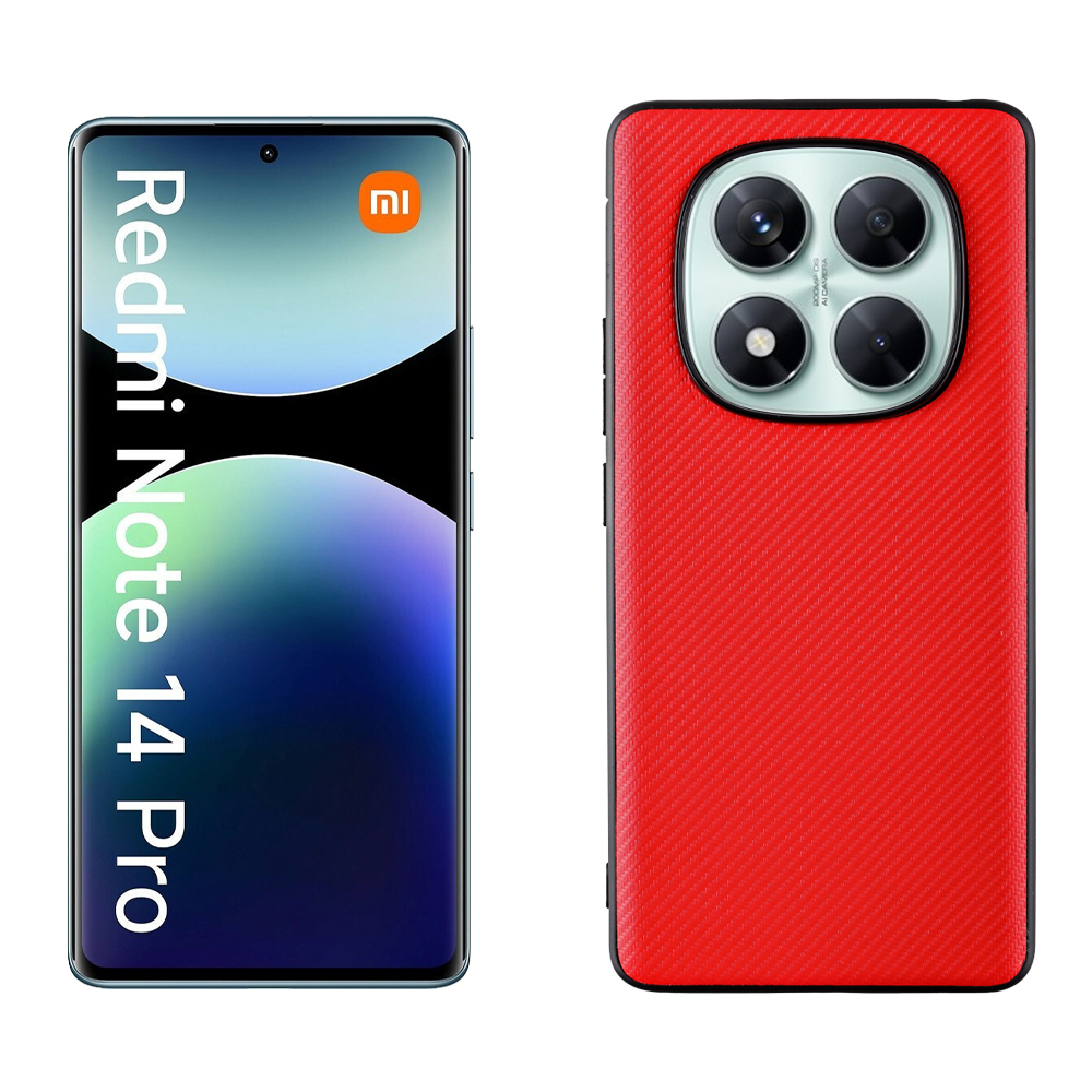 VOLTE-TEL CARBON LIFT ΘΗΚΗ XIAOMI REDMI NOTE 14 PRO 4G 6.67in CAMERA GUARD RED - Image 5