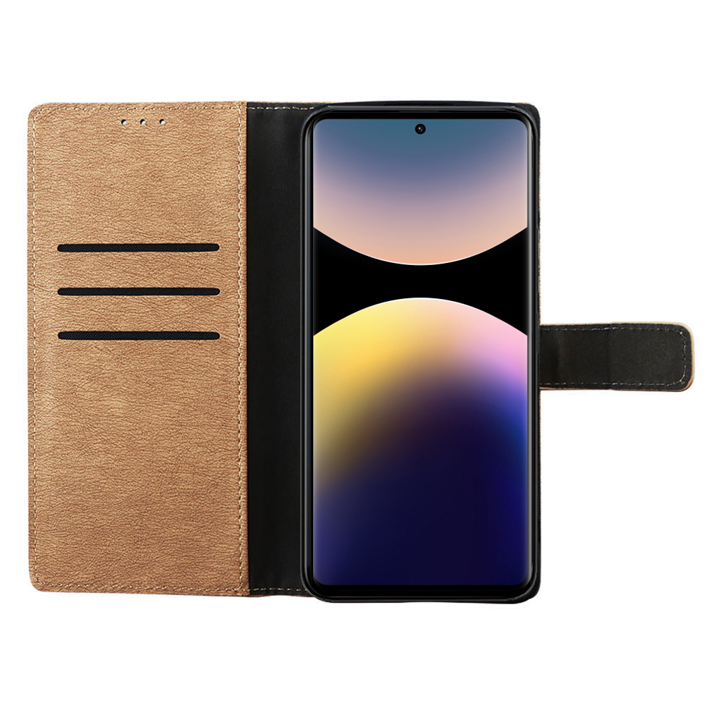 VOLTE-TEL ALLURE ΘΗΚΗ XIAOMI REDMI NOTE 14 PRO 4G 6.67in MAGNET BOOK STAND CLIP GOLD - Image 6