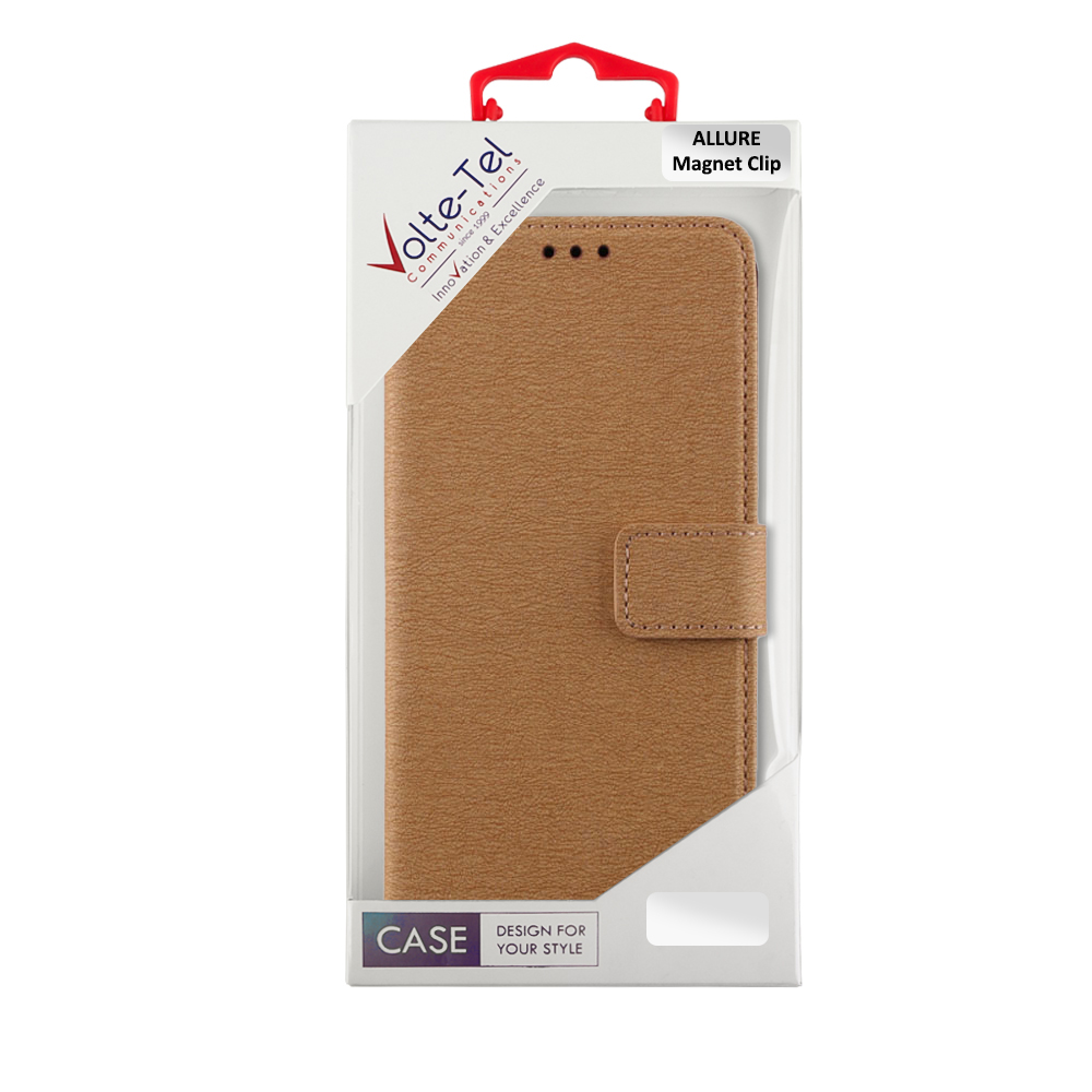 VOLTE-TEL ALLURE ΘΗΚΗ XIAOMI REDMI NOTE 14 PRO 4G 6.67in MAGNET BOOK STAND CLIP GOLD - Image 2