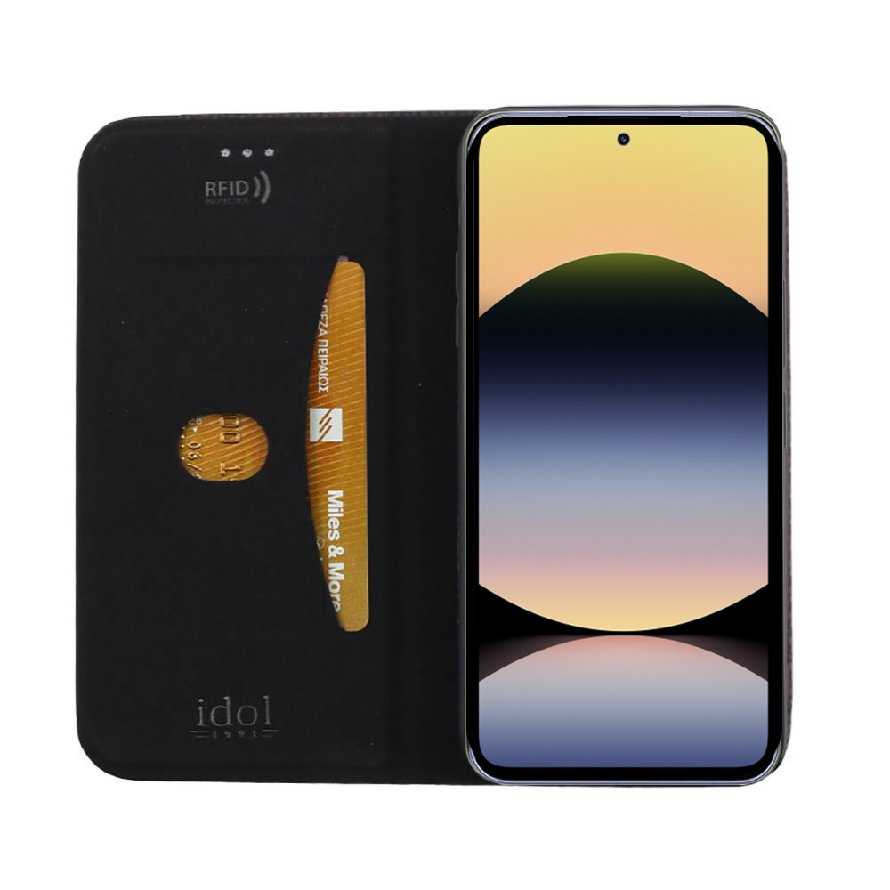 IDOL 1991 ELITE ΘΗΚΗ XIAOMI REDMI NOTE 14 5G 6.67in ANTI-RFID BOOK STAND BLACK - Image 7