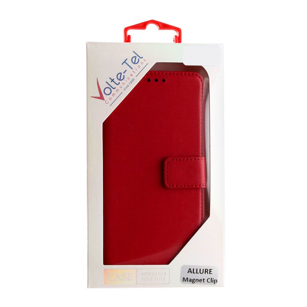 VOLTE-TEL ALLURE ΘΗΚΗ XIAOMI REDMI NOTE 14 PRO 5G/POCO X7 6.67in MAGNET BOOK STAND CLIP RED - Image 2