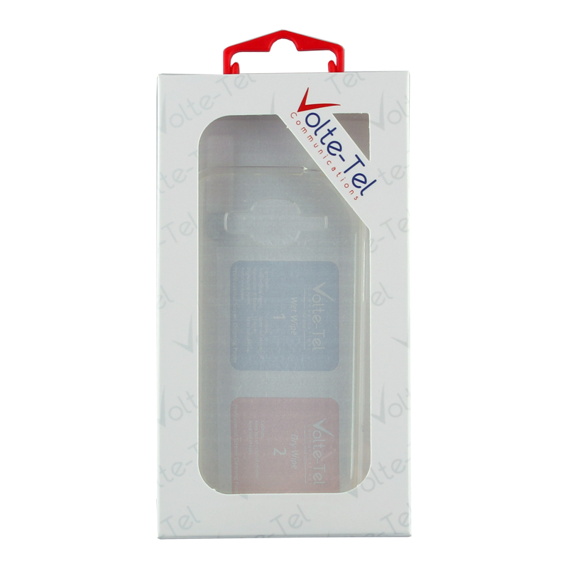 VOLTE-TEL COMBO NOKIA 6 5.5" TEMPERED 0.30 + ΘΗΚΗ SLIMCOLOR WHITE - Image 2