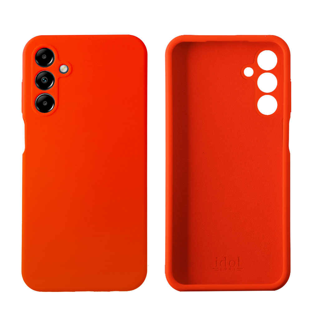 IDOL 1991 VELVET ELITE TPU ΘΗΚΗ SAMSUNG A55 5G A556 6.6in 4 SIDE FULL CAMERA PROTECTION RED