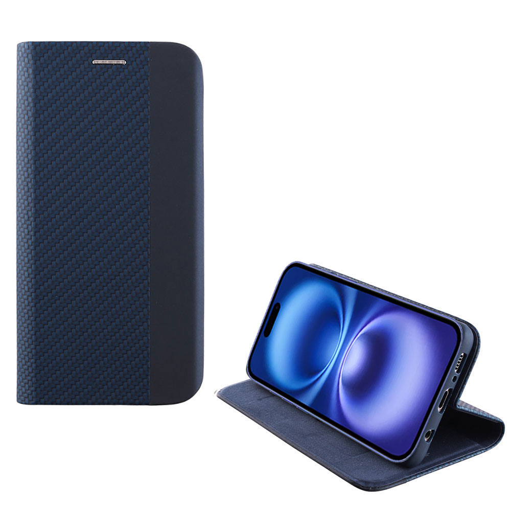 IDOL 1991 ELITE ΘΗΚΗ IPHONE 16 6.1in ANTI-RFID BOOK STAND BLUE
