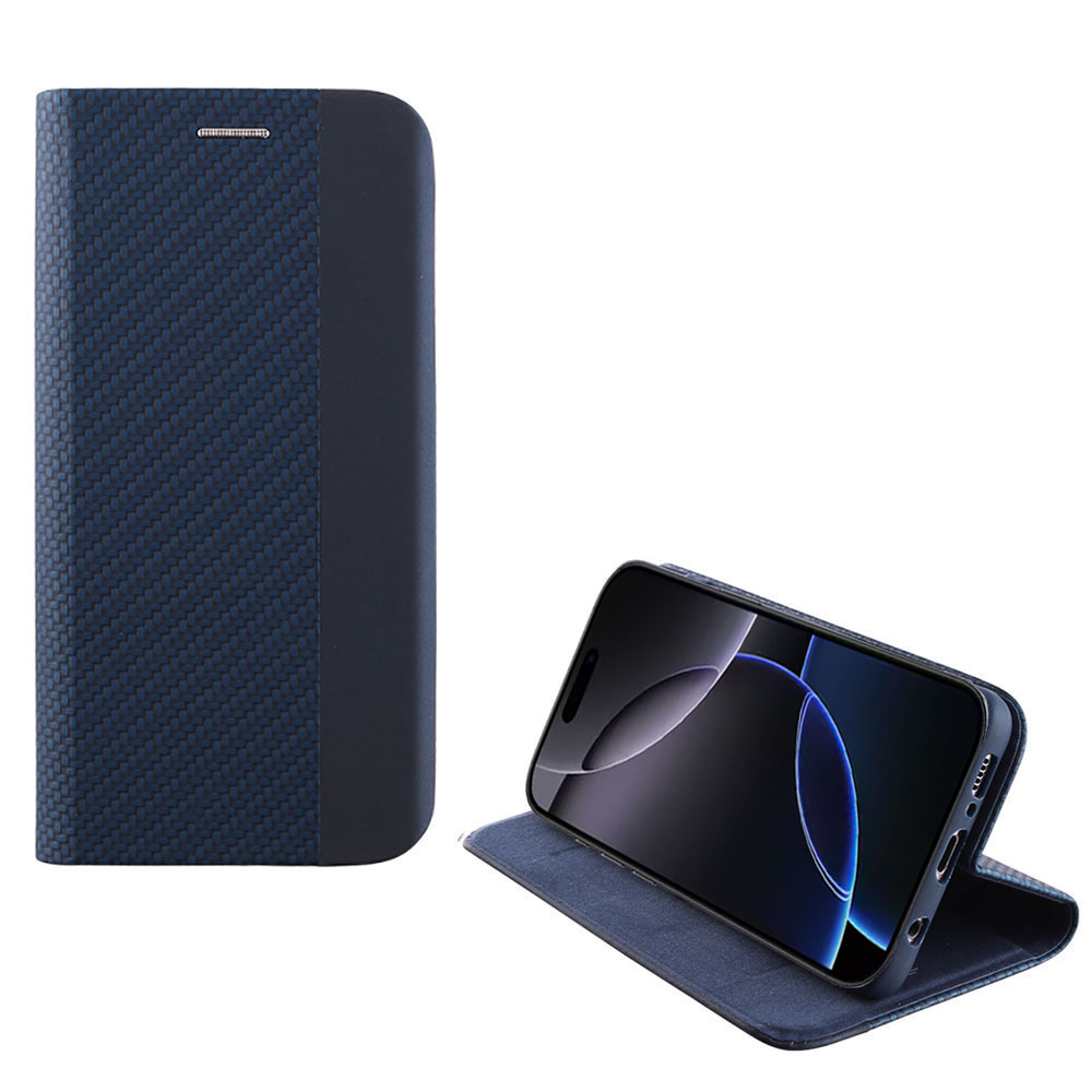 IDOL 1991 ELITE ΘΗΚΗ IPHONE 16 PRO MAX 6.9in ANTI-RFID BOOK STAND BLUE