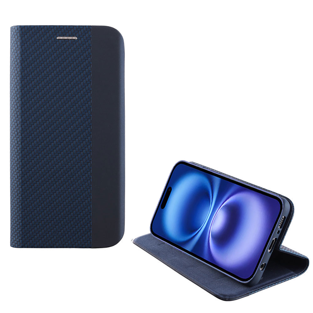IDOL 1991 ELITE ΘΗΚΗ IPHONE 16 PLUS 6.7in ANTI-RFID BOOK STAND BLUE