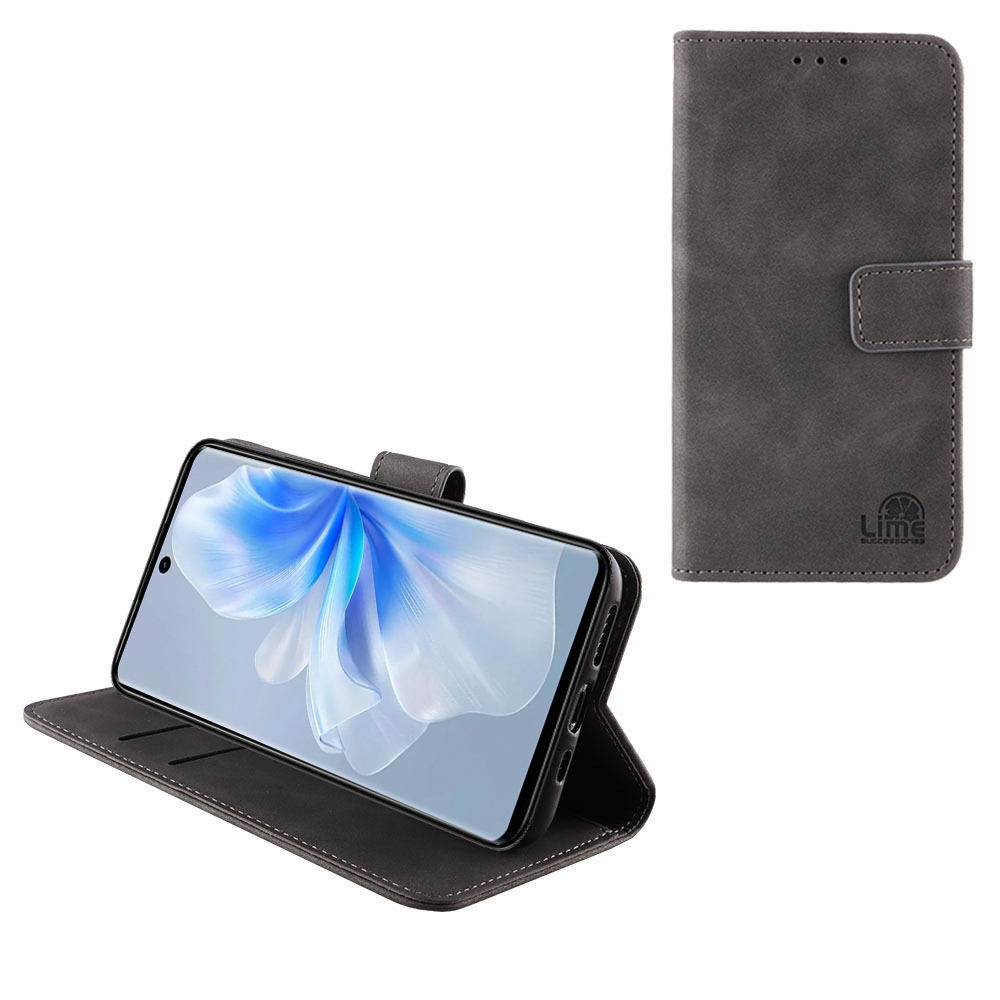 LIME ESSENTIAL ΘΗΚΗ VIVO V30 5G 6.78in MAGNET BOOK STAND CLIP GREY