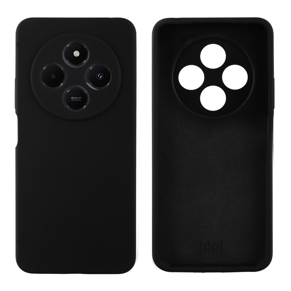 IDOL 1991 VELVET ELITE TPU ΘΗΚΗ XIAOMI REDMI 14C/ REDMI A4/ POCO C75/ POCO M7 5G 6.88in 4 SIDE FULL CAMERA PROTECTION BLACK