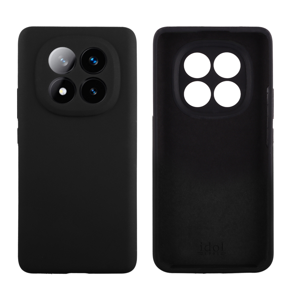 IDOL 1991 VELVET ELITE TPU ΘΗΚΗ XIAOMI REDMI NOTE 14 PRO PLUS 5G 6.67in 4 SIDE FULL CAMERA PROTECTION BLACK
