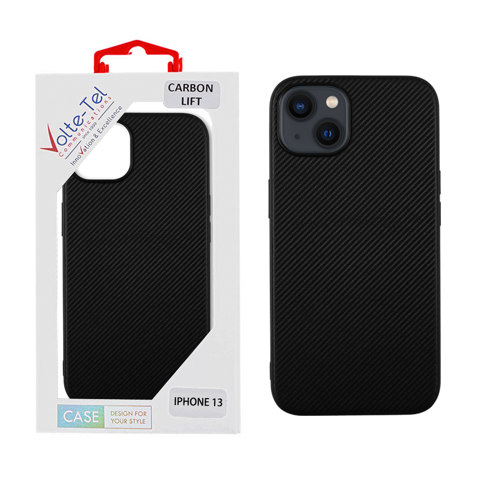 VOLTE-TEL CARBON LIFT ΘΗΚΗ IPHONE 13 6.1in CAMERA GUARD BLACK