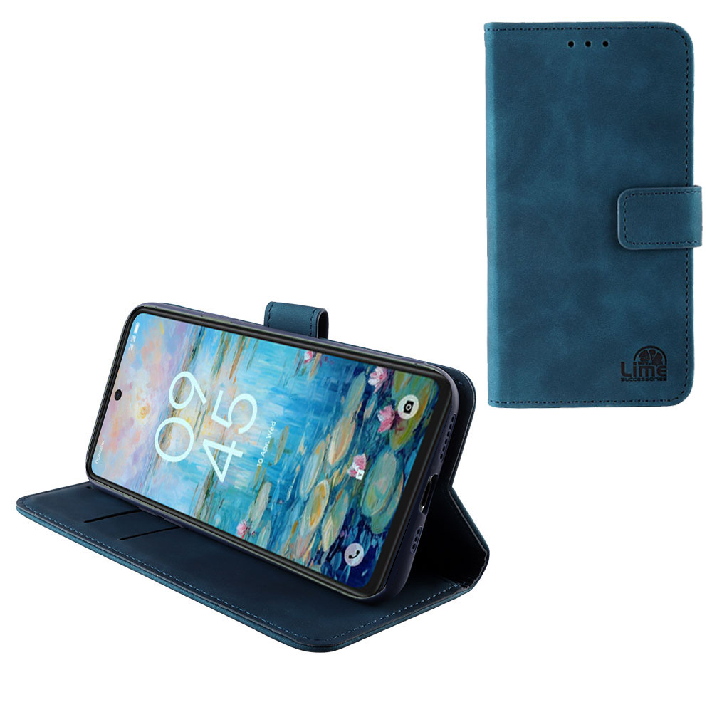 LIME ESSENTIAL ΘΗΚΗ TCL 50 NXTPAPER/ 50 PRO NXTPAPER 5G 6,8in MAGNET BOOK STAND CLIP DARK BLUE