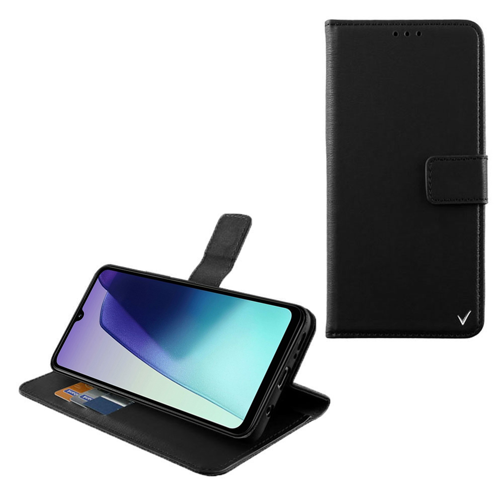 VOLTE-TEL ALLURE ΘΗΚΗ XIAOMI REDMI 14C/ REDMI A4/ POCO C75 6.88in MAGNET BOOK STAND CLIP BLACK