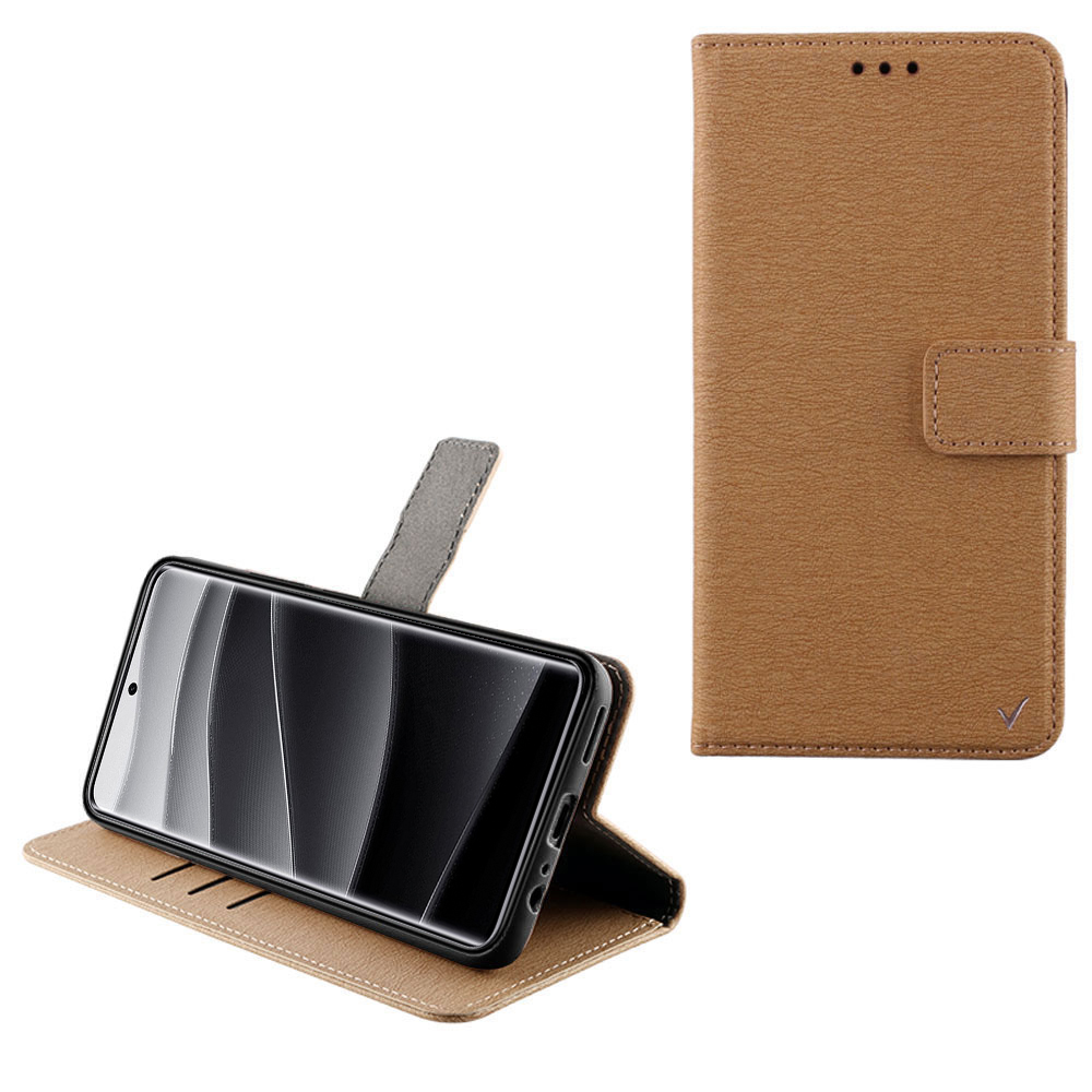 VOLTE-TEL ALLURE ΘΗΚΗ XIAOMI REDMI NOTE 14 PRO PLUS 5G 6.67in MAGNET BOOK STAND CLIP GOLD