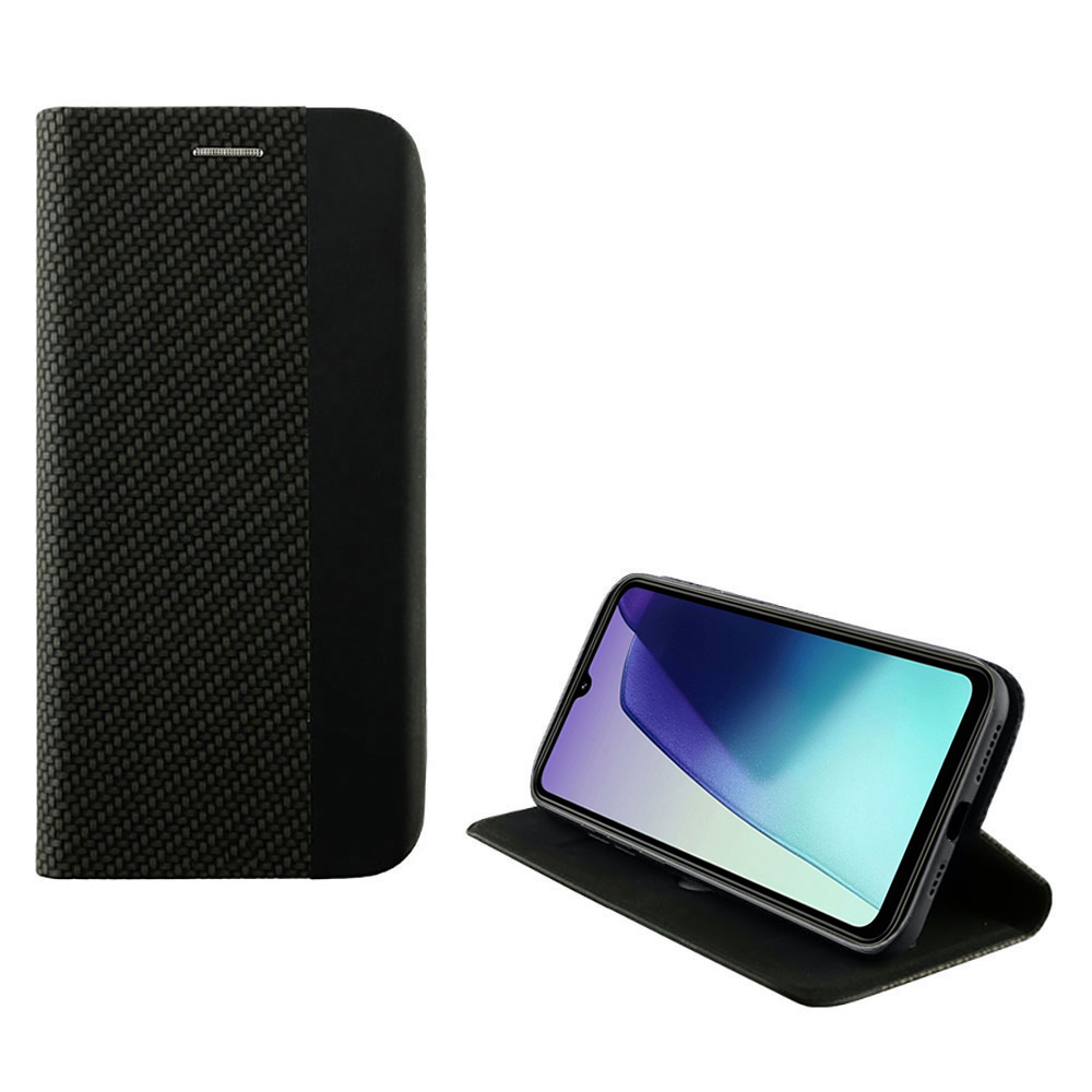 IDOL 1991 ELITE ΘΗΚΗ XIAOMI REDMI 14C/ REDMI A4/ POCO C75/ POCO M7 5G 6.88in ANTI-RFID BOOK STAND BLACK