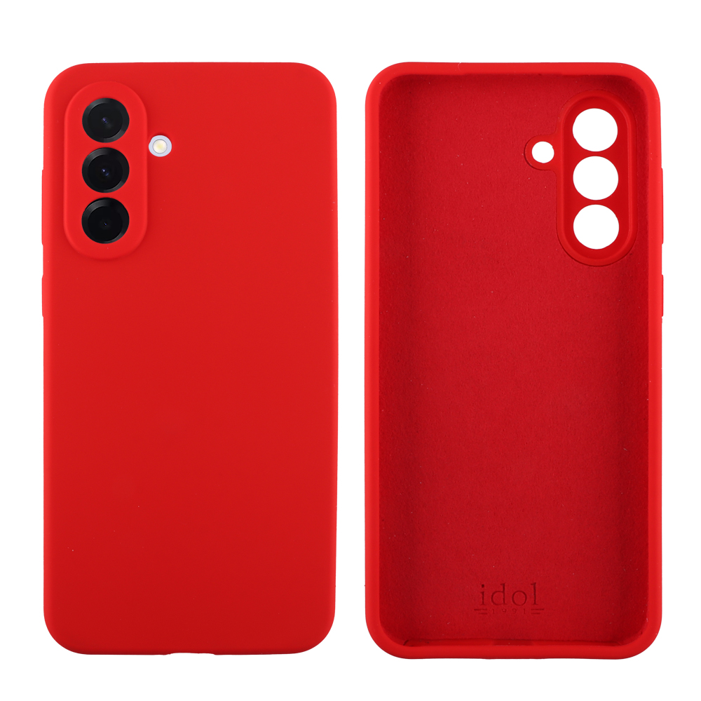 IDOL 1991 VELVET ELITE TPU ΘΗΚΗ SAMSUNG A36 5G A366 6.7in 4 SIDE FULL CAMERA PROTECTION RED