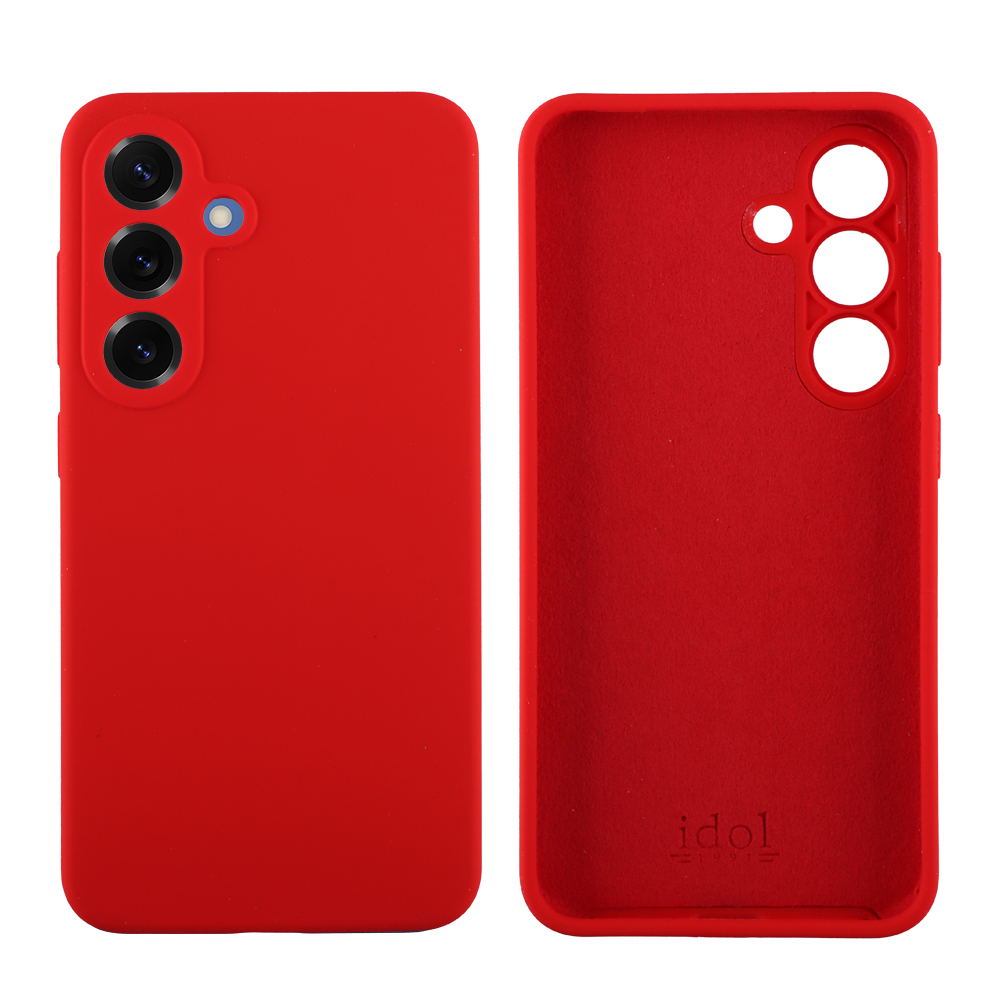 IDOL 1991 VELVET ELITE TPU ΘΗΚΗ SAMSUNG S25 5G S931 6.2in 4 SIDE FULL CAMERA PROTECTION RED