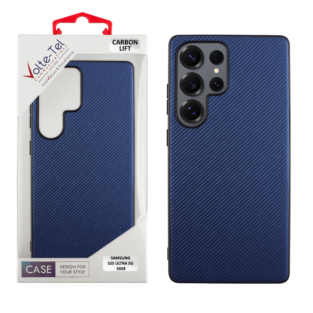 VOLTE-TEL CARBON LIFT ΘΗΚΗ SAMSUNG S25 ULTRA 5G S928 6.9in CAMERA GUARD BLUE