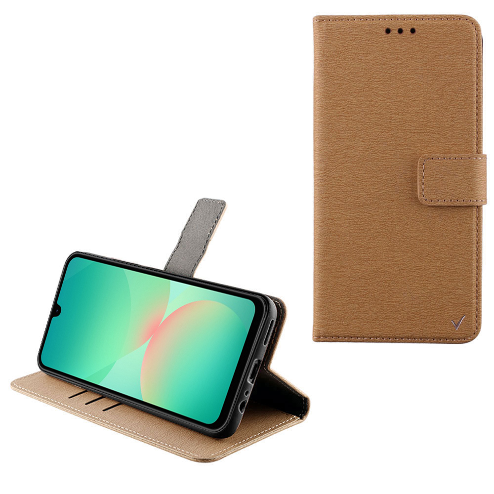 VOLTE-TEL ALLURE ΘΗΚΗ SAMSUNG A26 5G A266 6.7in MAGNET BOOK STAND CLIP GOLD