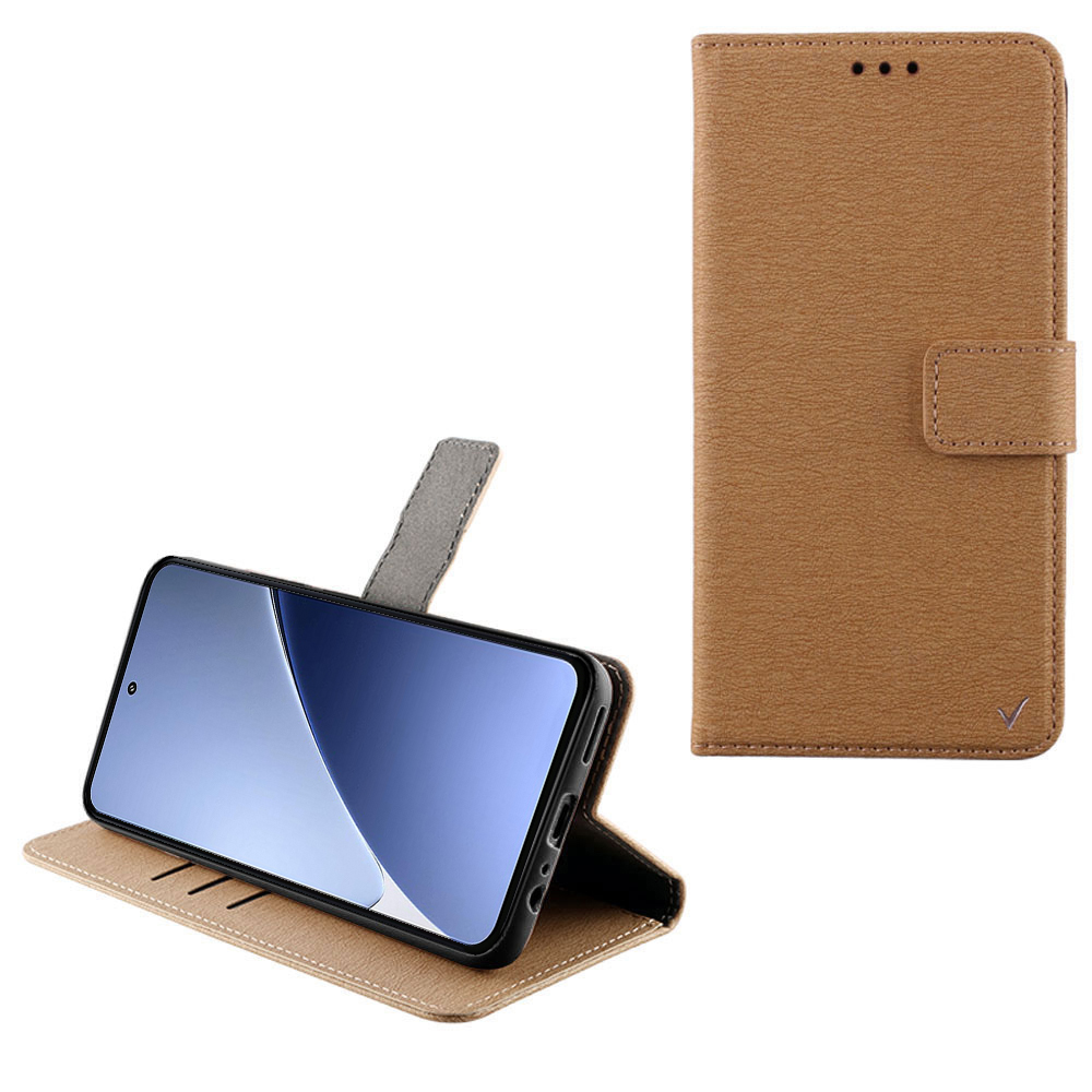VOLTE-TEL ALLURE ΘΗΚΗ XIAOMI 15 PRO 5G 6.73in MAGNET BOOK STAND CLIP GOLD