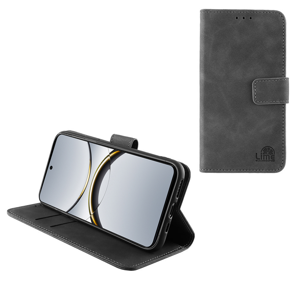 LIME ESSENTIAL ΘΗΚΗ OPPO FIND X8 PRO 5G 6.78in MAGNET BOOK STAND CLIP GREY