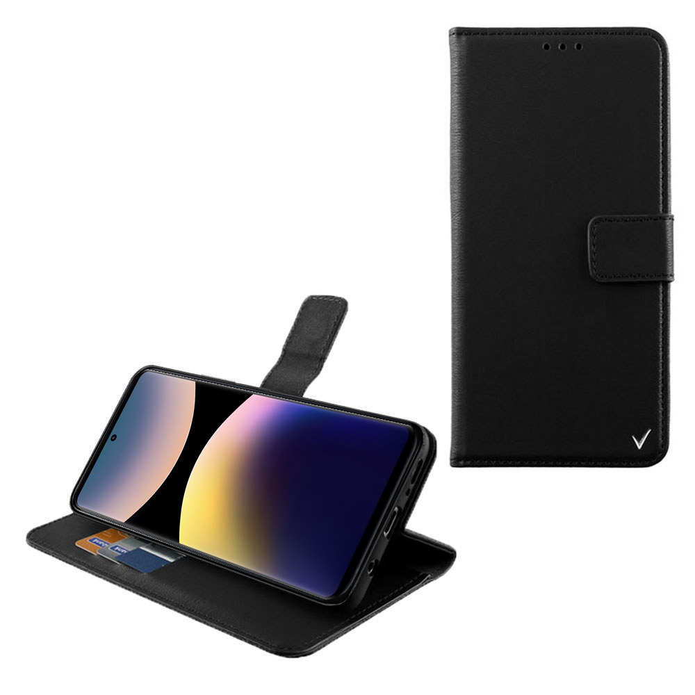 VOLTE-TEL ALLURE ΘΗΚΗ XIAOMI REDMI NOTE 14 PRO 4G 6.67in MAGNET BOOK STAND CLIP BLACK