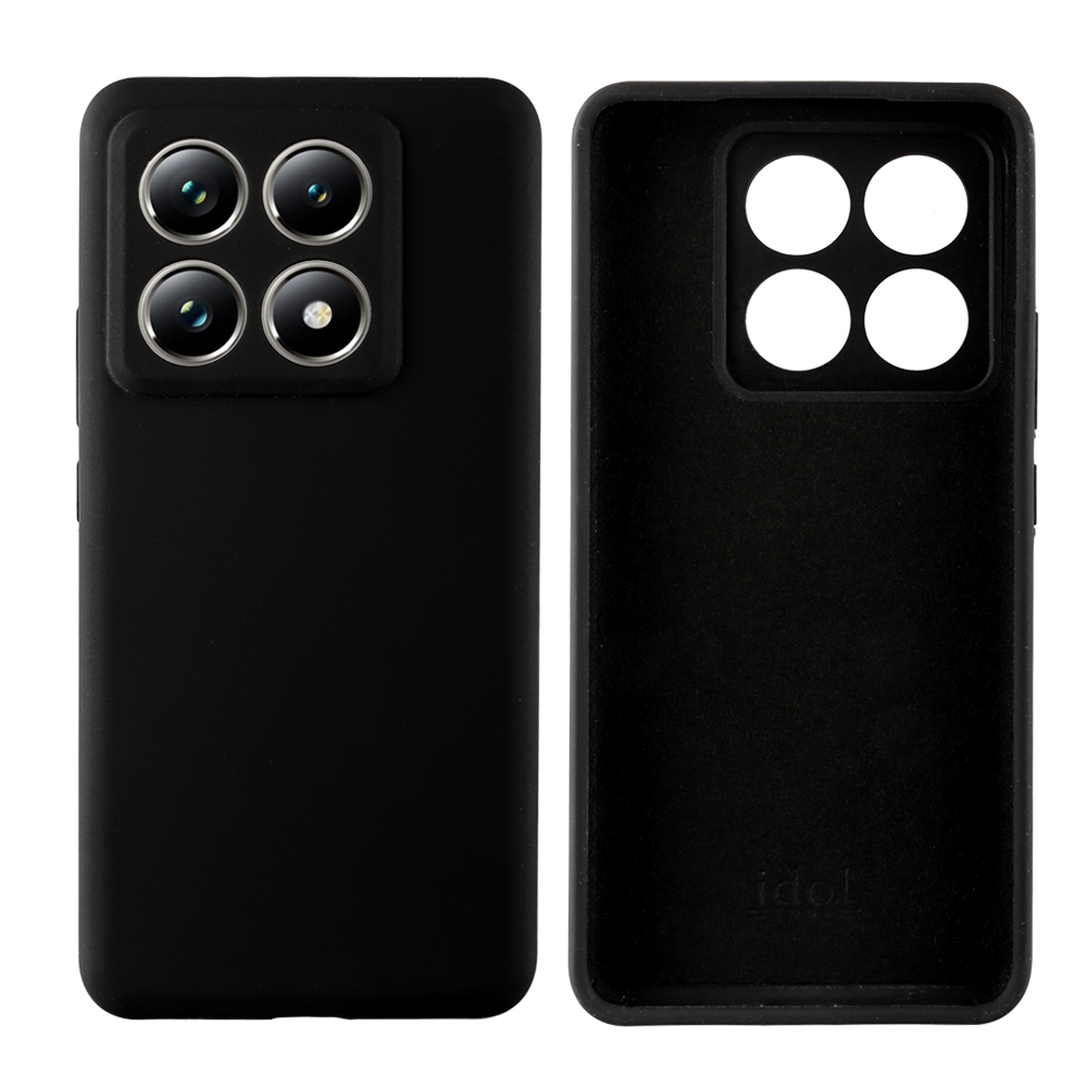 IDOL 1991 VELVET ELITE TPU ΘΗΚΗ XIAOMI 14T PRO 5G 6.67in 4 SIDE FULL CAMERA PROTECTION BLACK