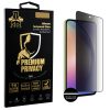 IDOL 1991 PREMIUM PRIVACY ANTISPY TEMPERED GLASS SAMSUNG A34 5G A346 6.6in 9H 0.25mm SEMI CURVED FULL GLUE BLACK