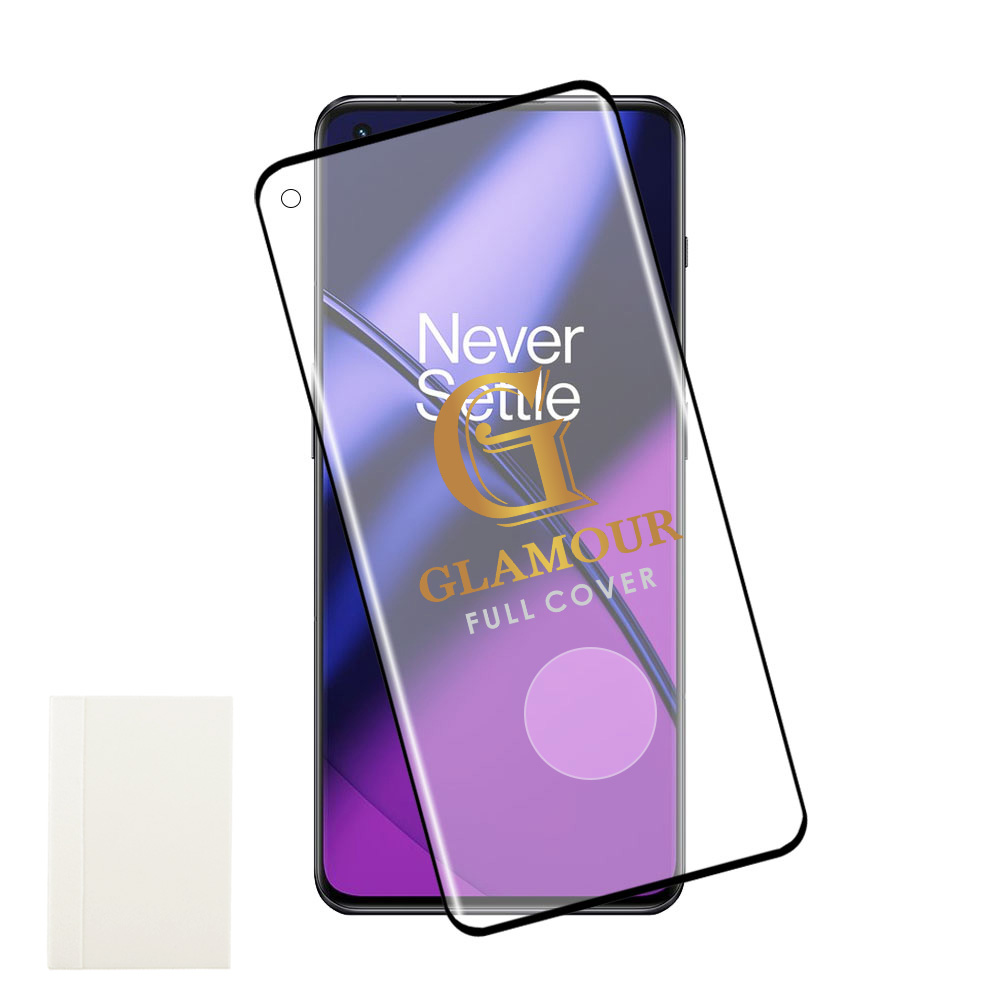 IDOL 1991 GLAMOUR TEMPERED GLASS ONEPLUS 11 5G 6.7in 9H 0.30mm FULL COVER 3D FULL GLUE FINGER UNLOCK BLACK+SQUEEZY CARD
