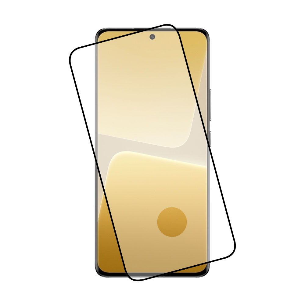 IDOL 1991 GLAMOUR TEMPERED GLASS XIAOMI 13 PRO 5G 6.73in 9H 0.30mm FULL COVER 3D EDGE GLUE FINGER UNLOCK BLACK