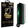 IDOL 1991 PREMIUM PRIVACY ANTISPY TEMPERED GLASS IPHONE 14 6.1in 9H 0.25mm SEMI CURVED FULL GLUE BLACK