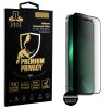IDOL 1991 PREMIUM PRIVACY ANTISPY TEMPERED GLASS IPHONE 14 PRO 6.1in 9H 0.25mm SEMI CURVED FULL GLUE BLACK