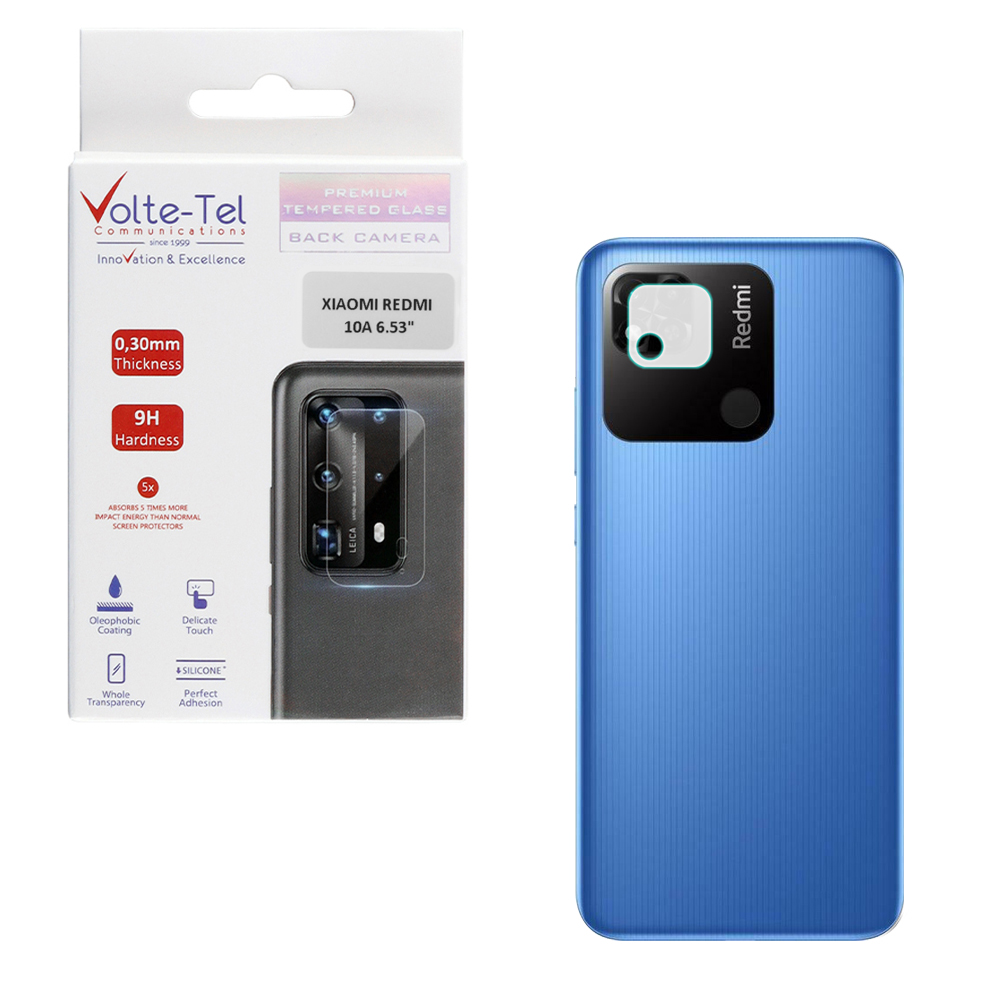 VOLTE-TEL CAMERA TEMPERED GLASS XIAOMI REDMI 10A 6.53in 9H 0.30mm