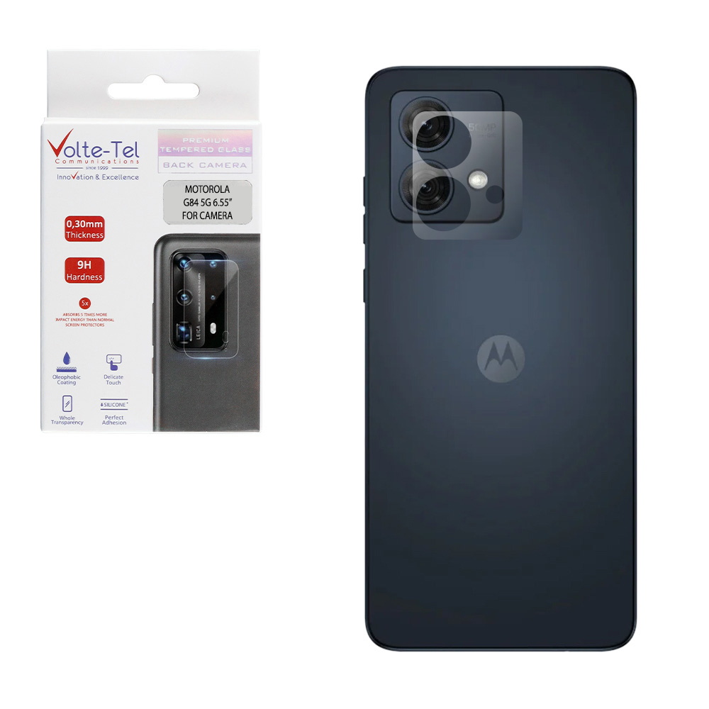 VOLTE-TEL CAMERA TEMPERED GLASS MOTOROLA G84 5G 6.55in 9H 0.30mm