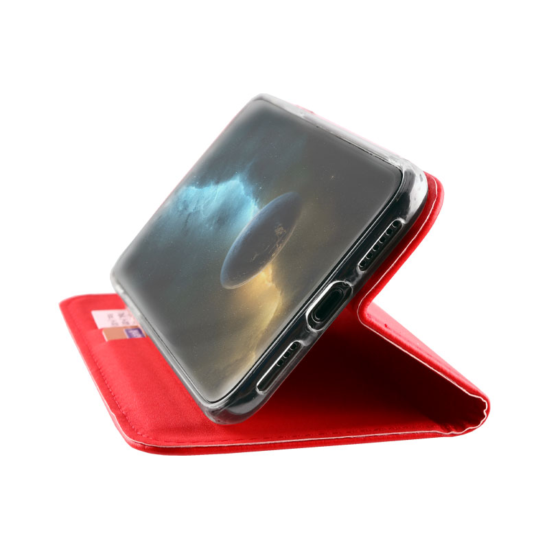VOLTE-TEL ΘΗΚΗ SAMSUNG A9 2018 A920 6.3" POCKET MAGNET BOOK STAND RED - Image 4