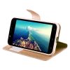 VOLTE-TEL ΘΗΚΗ LG K7 X210 5.0" LEATHER GOLD-TPU VIEW BOOK STAND