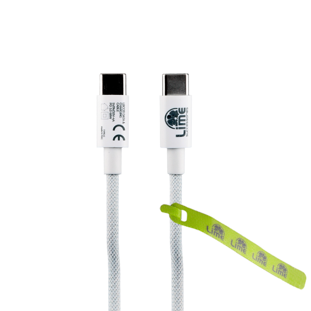 LIME TYPE C GAN PD 3.0 SUPER FAST TRAVEL QC 3.0 LGC45W 5V 4.0A /9V 4A 45W + ΦΟΡΤΙΣΗΣ-DATA LBCC01 TYPE C TO TYPE C 68W WHITE - Image 6