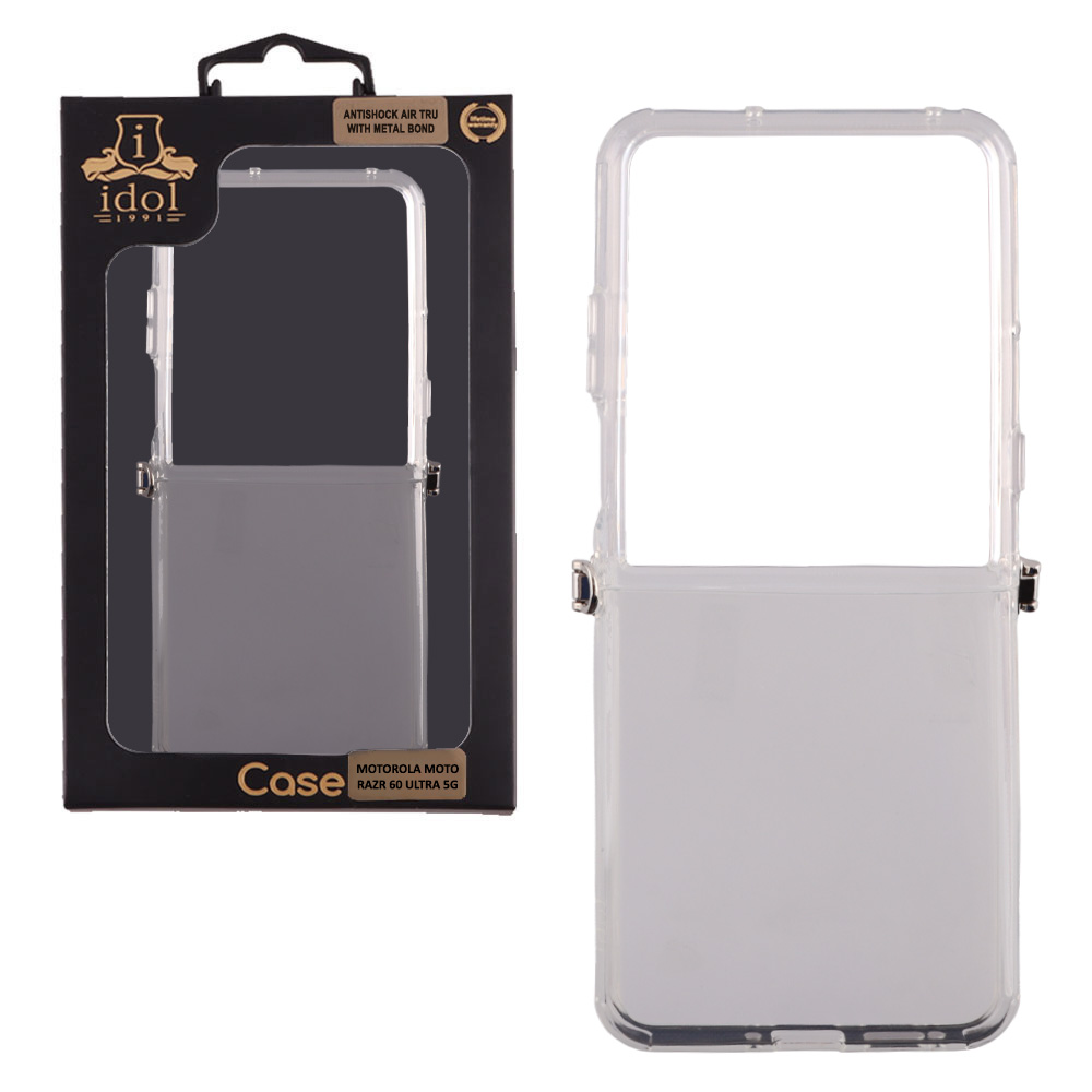 IDOL 1991 ΘΗΚΗ MOTOROLA MOTO RAZR 60 ULTRA 5G 7.0" ANTISHOCK AIR TPU WITH METAL BOND CAMERA GUARD ΔΙΑΦΑΝΗ - Image 2