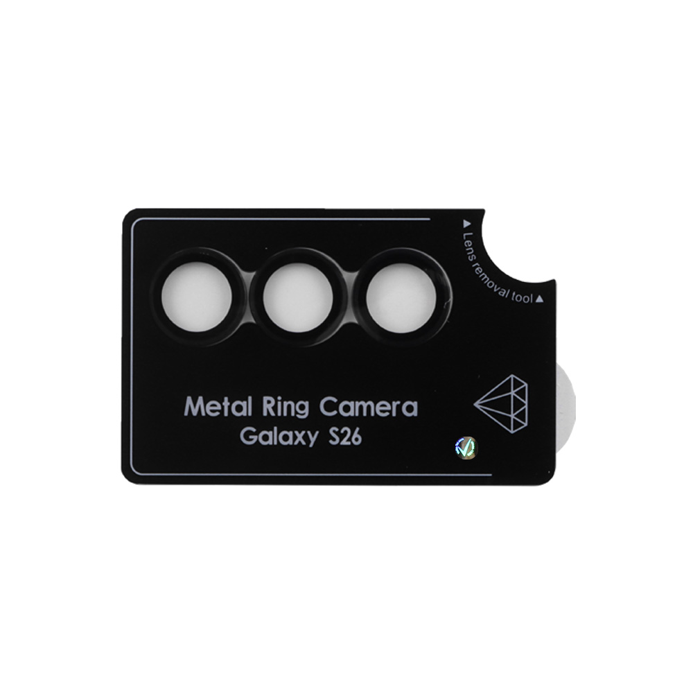 VOLTE-TEL CAMERA GLASS COVER SAMSUNG S26 5G 6.3" 9H 0.30MM PREMIUM EASY APPLICATION TITANIUM BLACK - Image 4