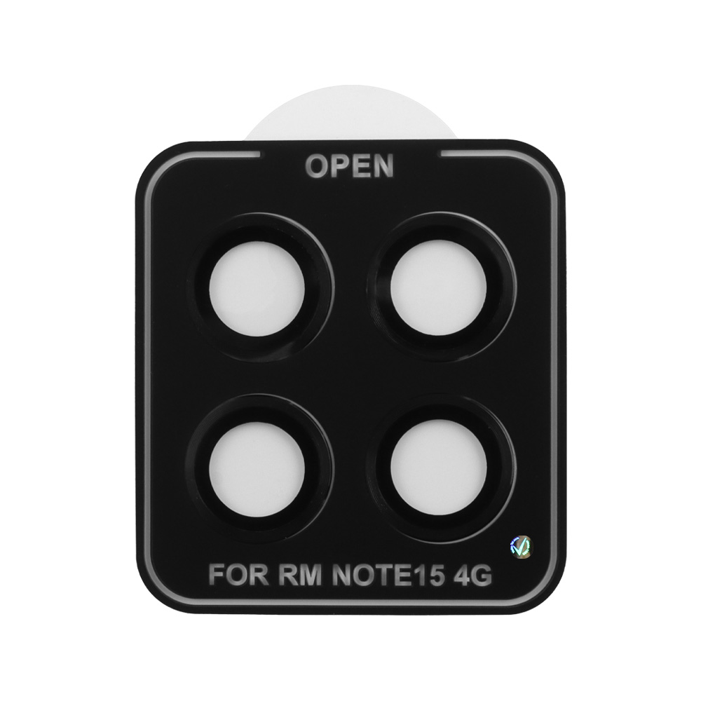 VOLTE-TEL CAMERA GLASS COVER XIAOMI REDMI NOTE 15 4G 6.77" 9H 0.30MM EASY APPLICATION BLACK - Image 4