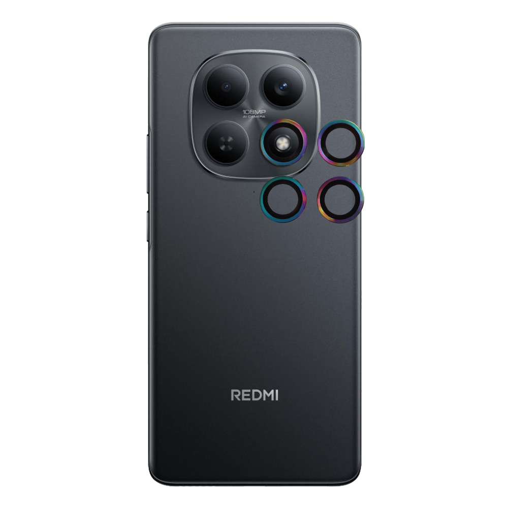 VOLTE-TEL CAMERA GLASS COVER XIAOMI REDMI NOTE 15 4G 6.77" 9H 0.30MM EASY APPLICATION RAINBOW - Image 5