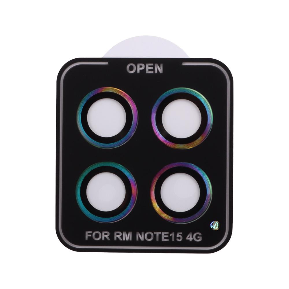 VOLTE-TEL CAMERA GLASS COVER XIAOMI REDMI NOTE 15 4G 6.77" 9H 0.30MM EASY APPLICATION RAINBOW - Image 4