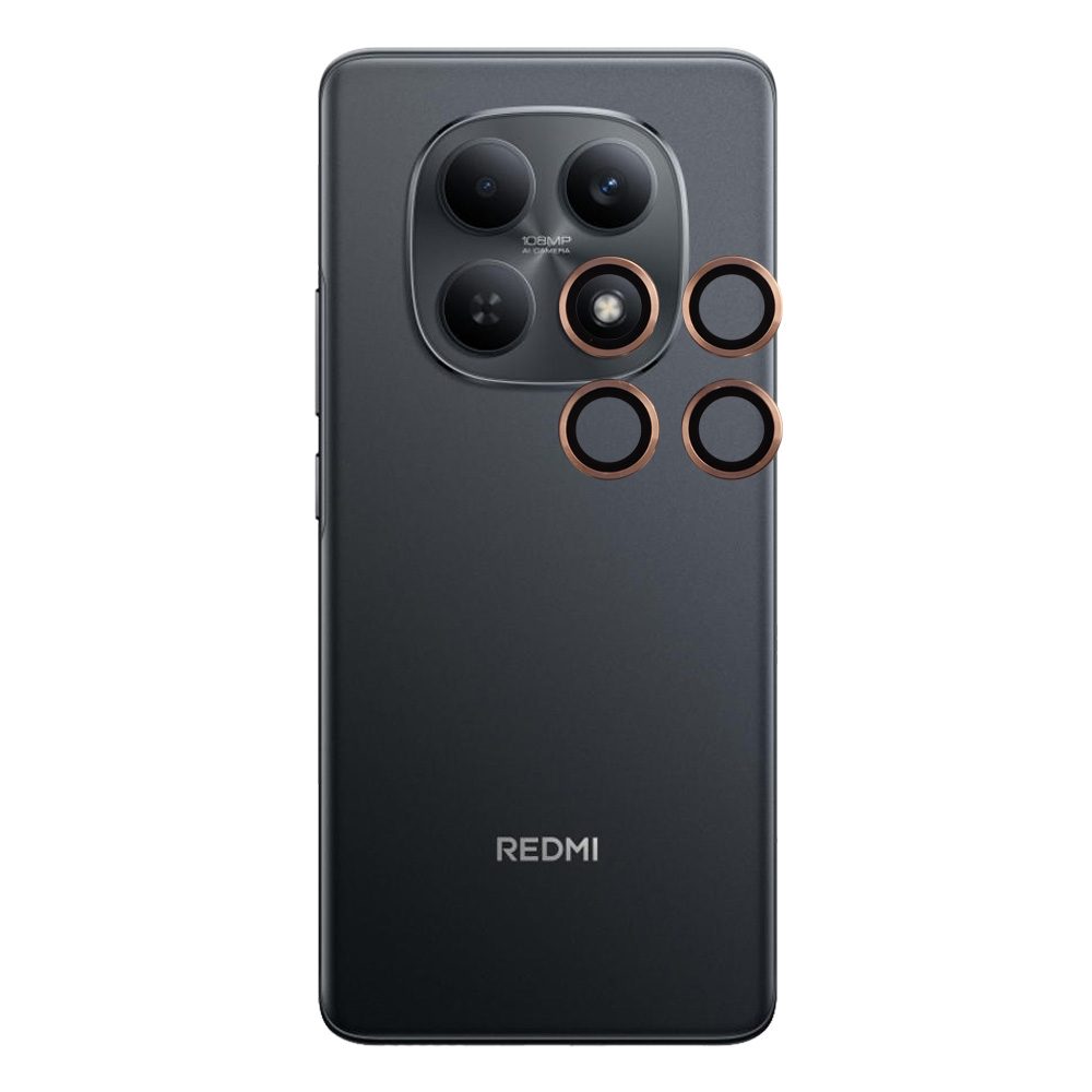 VOLTE-TEL CAMERA GLASS COVER XIAOMI REDMI NOTE 15 4G 6.77" 9H 0.30MM EASY APPLICATION GOLD - Image 5