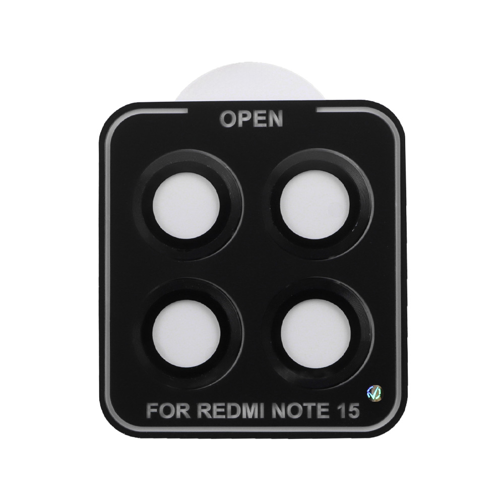 VOLTE-TEL CAMERA GLASS COVER XIAOMI REDMI NOTE 15 5G /POCO M8 5G 6.77" 9H 0.30MM EASY APPLICATION BLACK - Image 4