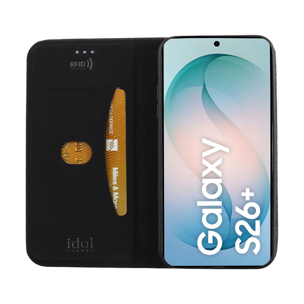 IDOL 1991 ΘΗΚΗ SAMSUNG S26 PLUS 5G 6.7" ELITE ANTI-RFID BOOK STAND BLACK - Image 7
